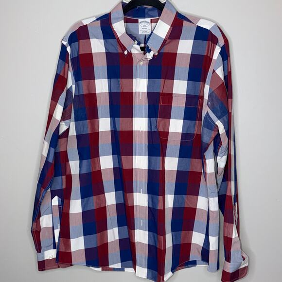 Brooks Brothers Regent Mens Large Original Long Sleeve Oxford Casual Dress Shirt - Picture 3 of 9